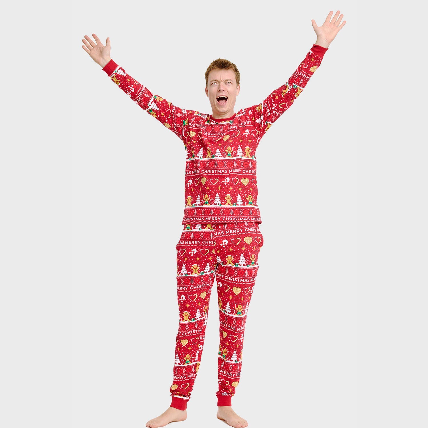 Christmas Cookie Pyjamas Red β Men